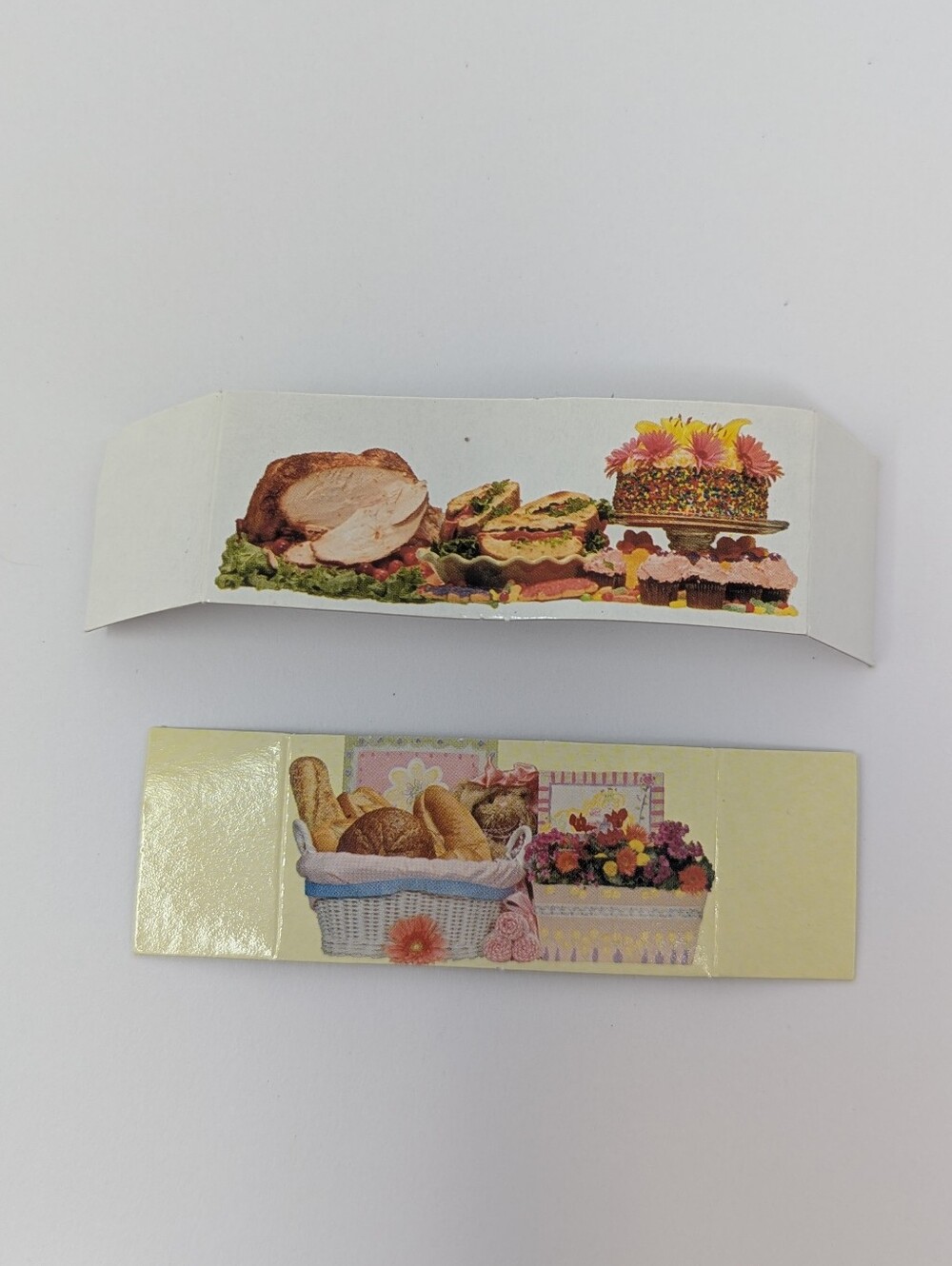 Barbie Happy Family Grandma's Kitchen Replacement Cardboard Inserts Refrigerator